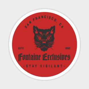 Fontaine Exclusive San Fran Cat Logo #17 Magnet